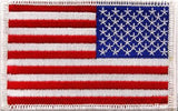 US flag patch reversed