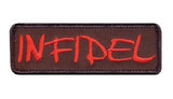 Infidel velcro patch